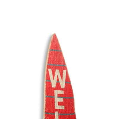 Image showing  Gnome Welcome Vertical Porch Leaner Wood Wall Decor