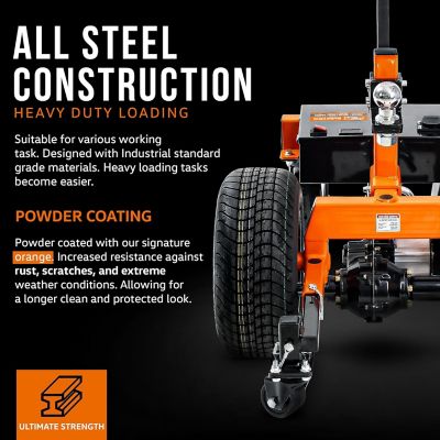 Image showing 6 th SuperHandy Electric Trailer Dolly TRI-GUO134