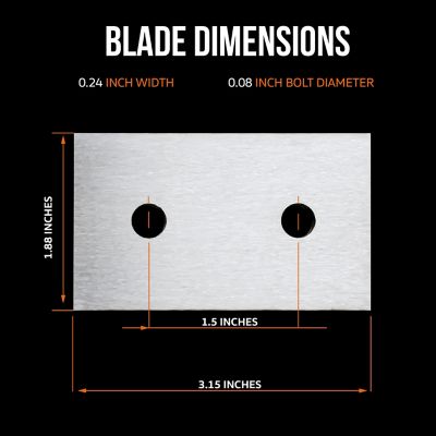Image showing  Replacement Blades for Wood Chipper TRI-GUO100