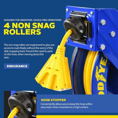 Image showing  100 ft. Indoor/Outdoor Cord Reel