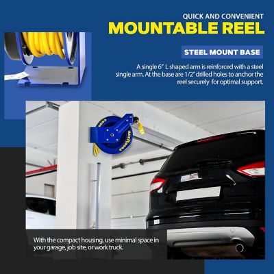 Image showing 5 th Goodyear 100 ft. Indoor/Outdoor Cord Reel