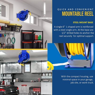 Image showing 6 th Goodyear 50 ft. Indoor/Outdoor Cord Reel