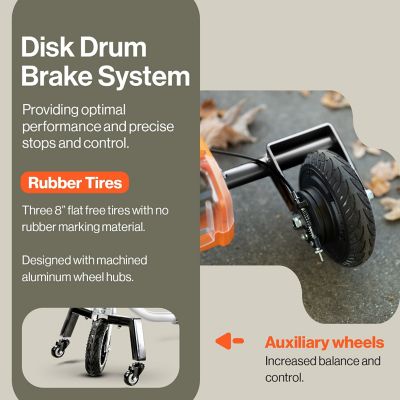 Image showing 6 th SuperHandy Adult 3-Wheel Powered Folding Mobility Scooter