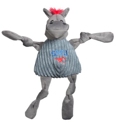 Hugglehounds NCAA Southern Methodist University - Peruna Knottie Plush Dog Toy, Large