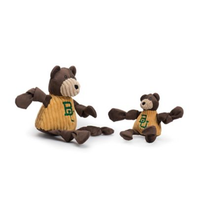 Image showing  NCAA Baylor University - Bruiser Bear Knottie Plush Dog Toy, Large