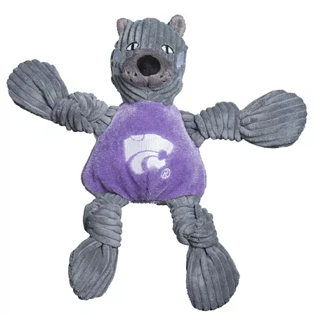 Hugglehounds NCAA Kansas State University - Willie the Wildcat Knottie Plush Dog Toy Small Dog Plush Toys