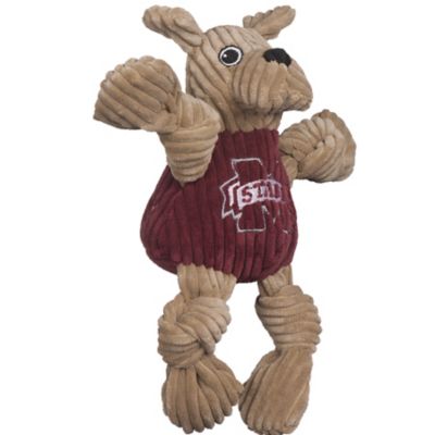 Image showing  NCAA Mississippi State - Bully Bulldog Knottie Plush Dog Toy, Small