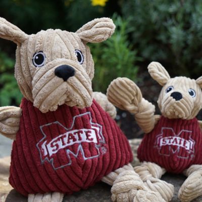Image showing  NCAA Mississippi State - Bully Bulldog Knottie Plush Dog Toy, Small