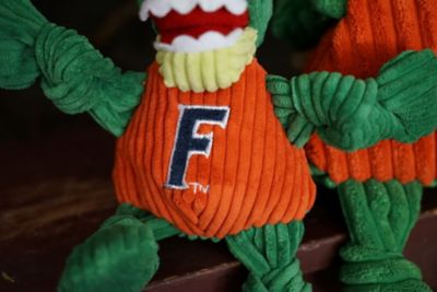 Image showing  NCAA University of Florida - Albert Gator Knottie Plush Dog Toy Plush Dog Toy, Large