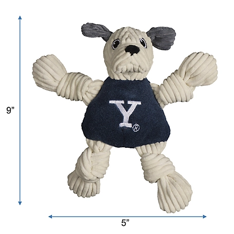 Hugglehounds NCAA Yale University Handsome Dan Knottie Plush Dog Toy