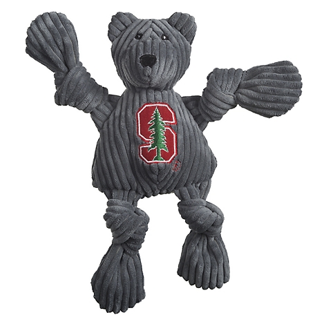 Hugglehounds NCAA Stanford University Tree Bear Knottie Plush Dog Toy