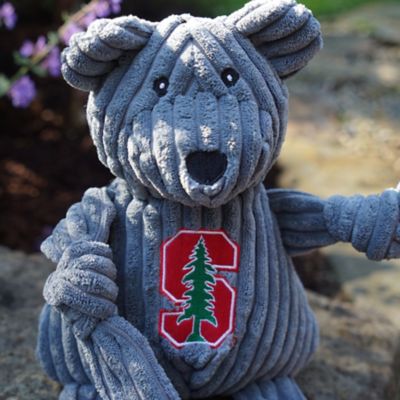 Image showing  NCAA Stanford University, Stanford Tree Bear Knottie Plush Dog Toy, Small