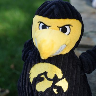 Image showing  NCAA University of Iowa Herky the Hawk Knottie Plush Dog Toy, Large