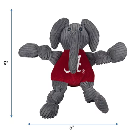 Hugglehounds NCAA University of Alabama – Big AL Knottie Small Dog Plush Toys