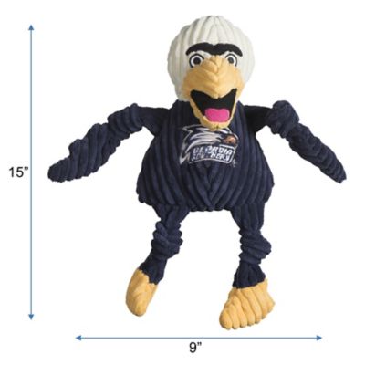 Hugglehounds NCAA Georgia Southern University - Gus the Eagle Knottie Plush Dog Toy, Large