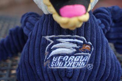Image showing  NCAA Georgia Southern University - Gus the Eagle Knottie Plush Dog Toy, Large