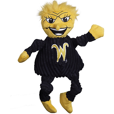 Hugglehounds NCAA Wichita State WuShock Knottie Plush Dog Toy