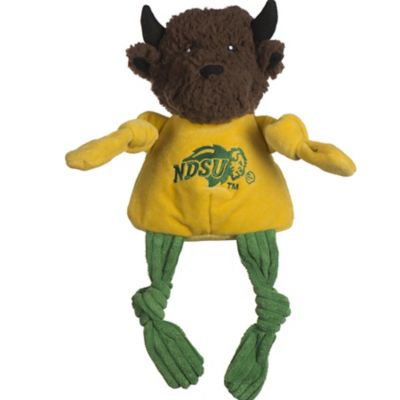 Hugglehounds NCAA North Dakota State University - Thundar Knottie Plush Dog Toy, Large