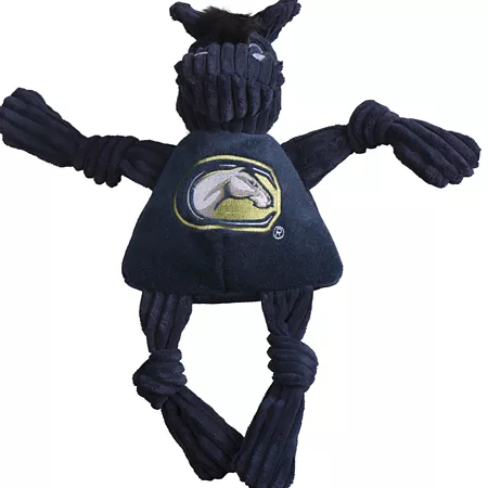 Hugglehounds NCAA University of California Davis - Gunrock the Mustang Knottie Plush Dog Toy Small Dog Plush Toys