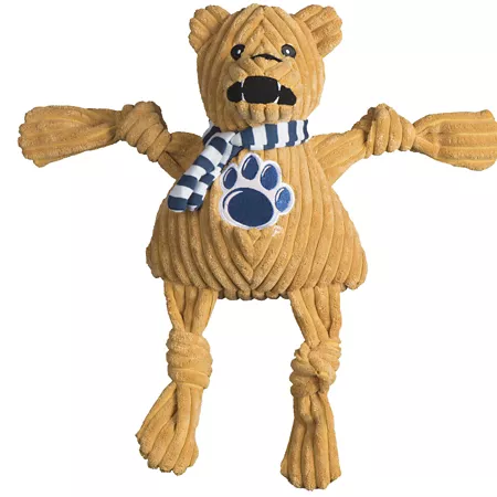 Hugglehounds NCAA Penn State University - Nittany Lion Knottie Plush Dog Toy Large Dog Plush Toys