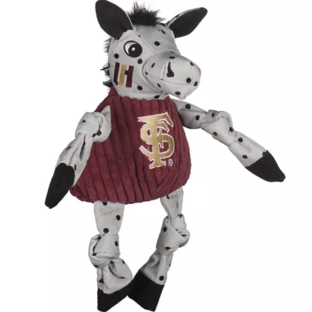 Hugglehounds NCAA Florida State - Cimarron Knottie Plush Dog Toy Small Dog Plush Toys