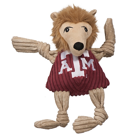 Hugglehounds NCAA Texas A&M Reveille Knottie Plush Dog Toy