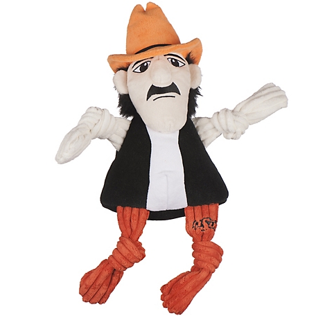 Hugglehounds NCAA Oklahoma State University Pistol Pete Knottie Plush Dog Toy