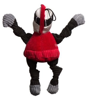 Image showing  NCAA Rutgers University - Scarlet Knight Knottie Plush Dog Toy, Small