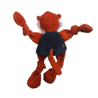 Image showing  NCAA Auburn University - Aubie the Tiger Knottie Plush Dog Toy, Small