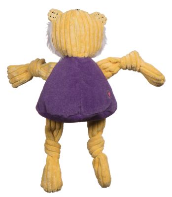 Image showing  NCAA Louisiana State University - Mike the Tiger Knottie Plush Dog Toy, Large