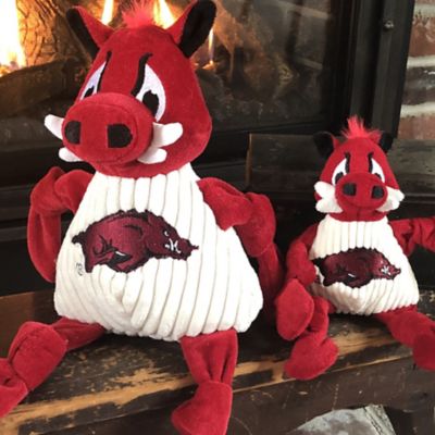 Image showing  NCAA University of Arkansas - Tusk the Razorback Knottie Plush Dog Toy, Large