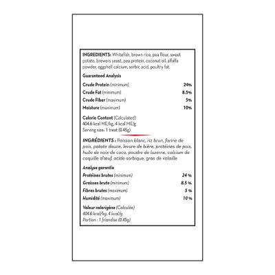 Image showing  Whitefish Nibbies Cat Fish treats, 2 oz.