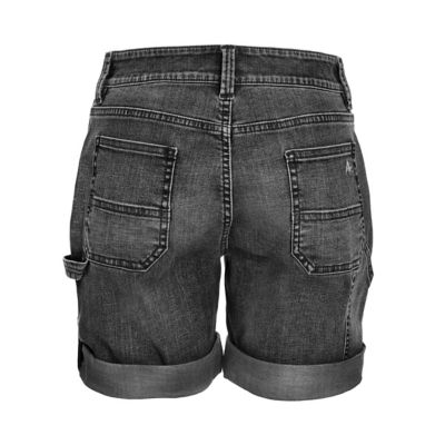 Image showing  Women's Classic Fit Denim Roll-Up Walking Shorts