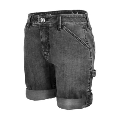 Image showing  Women's Classic Fit Denim Roll-Up Walking Shorts