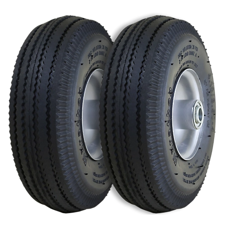 Ranch Tough 2 Pack 4.10/3.50-4 Pneumatic (Air-Filled) Tire on Steel Wheel Assembly