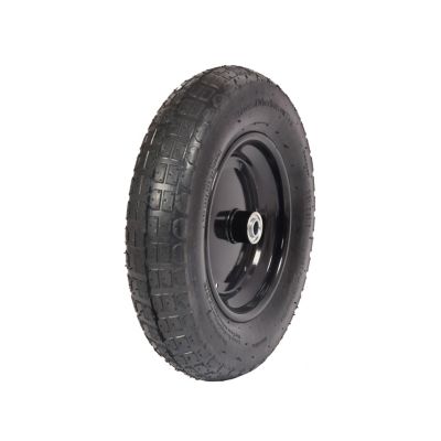 Ranch Tough Universal Fit Pneumatic (Air-Filled) Wheelbarrow Tire on Steel Wheel Assembly