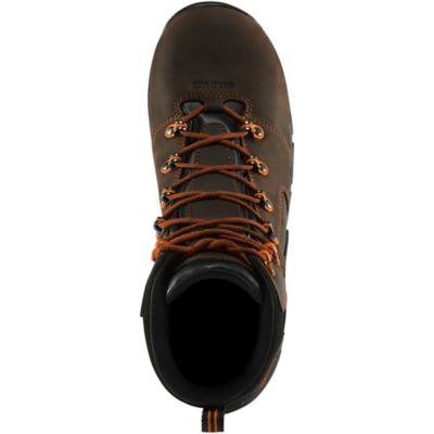Image showing 2 th Danner Men's Vicious 6 in. Non-Metallic Toe Work Boots, Brown/Orange