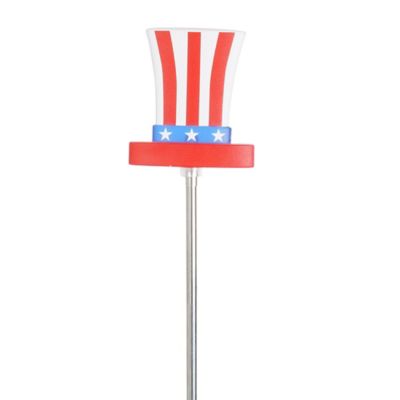 Image showing  3-Lumen Solar Uncle Sam Hat Light
