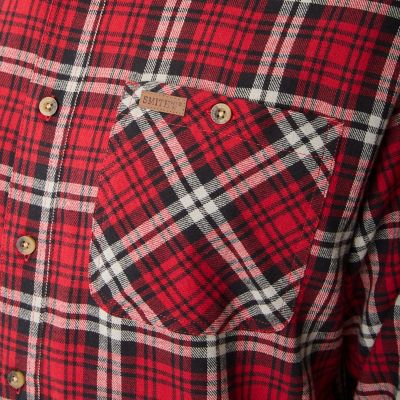 Image showing  Men's 2-Pocket Button Down Flannel Shirt