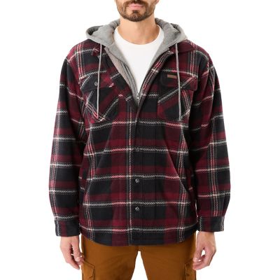 Smith's Workwear Sherpa-Lined Microfleece Shirt Jacket