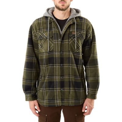 Smith's Workwear Sherpa-Lined Microfleece Shirt Jacket
