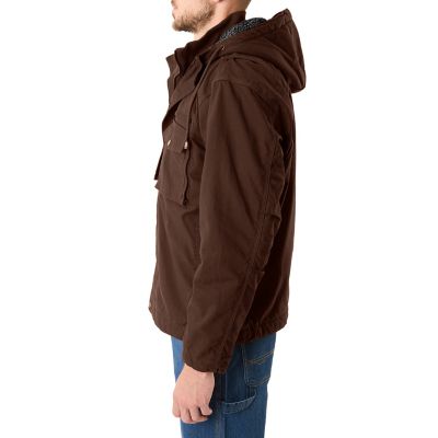 Image showing  Sherpa-Lined Duck Canvas Hooded Work Jacket