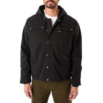 Image showing  Sherpa Lined Duck Canvas Hooded Work Jacket