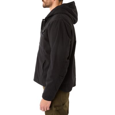 Image showing  Sherpa Lined Duck Canvas Hooded Work Jacket
