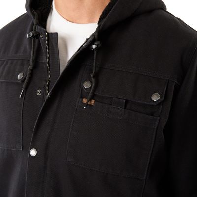 Image showing  Sherpa Lined Duck Canvas Hooded Work Jacket