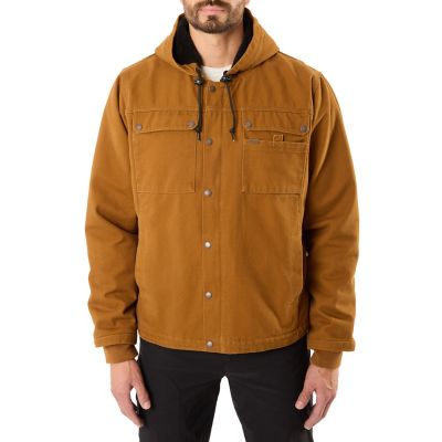 Smith's Workwear Sherpa Lined Duck Canvas Hooded Work Jacket
