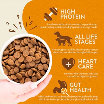 Image showing  All Life Stages Great Plains Feast Bison Recipe Dry Dog Food, 25 lb. Bag