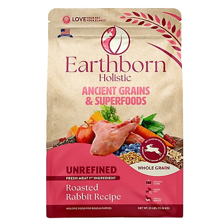 Earthborn Holistic Unrefined Roasted Rabbit Recipe Dry Dog Food
