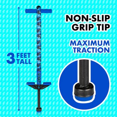 Image showing  Foam Jolt Beginners Pogo Stick for Boys' and Girls', Blue Camo, Ages 5+, Between 40 to 80 lb.
