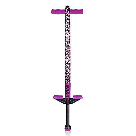 Flybar Foam Jolt Beginners Pogo Stick for Boys' and Girls' (Leopard) Ages 5+, Between 40 to 80 lbs.